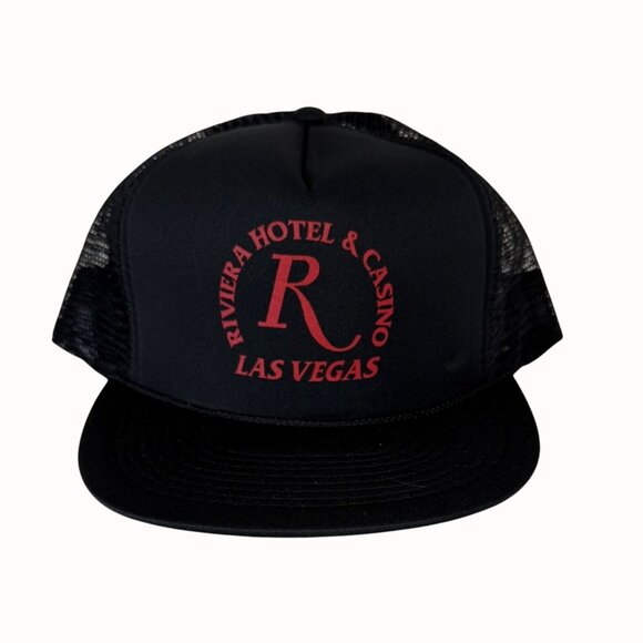 Riviera Hotel Casino Trucker Hat Vintage Las Vegas Mesh Snapback Memorabilia - Picture 6 of 8